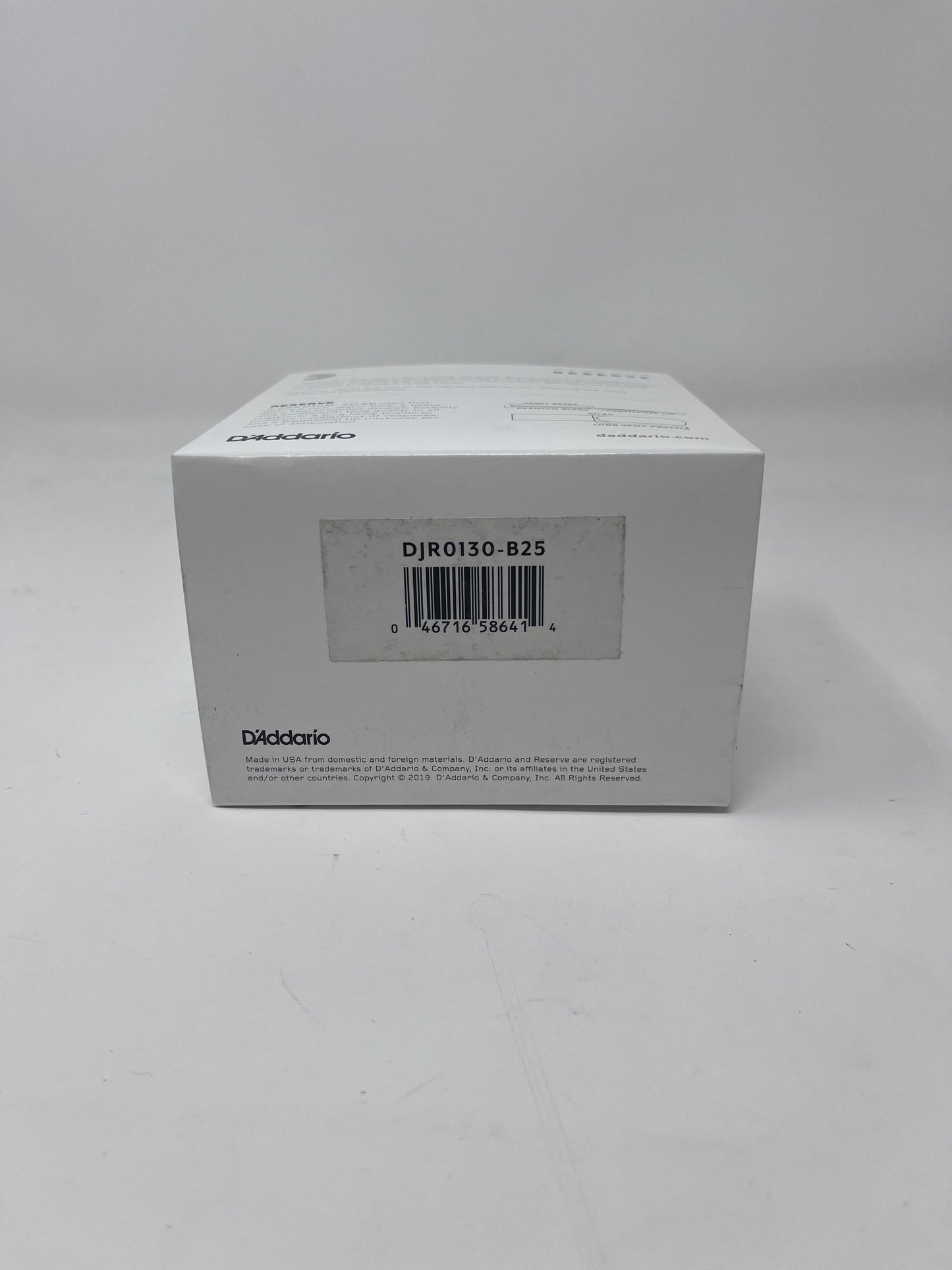 D'Addario Reserve Alto Saxophone Reeds – Box of 25 Individually Wrapped (Discontinued)