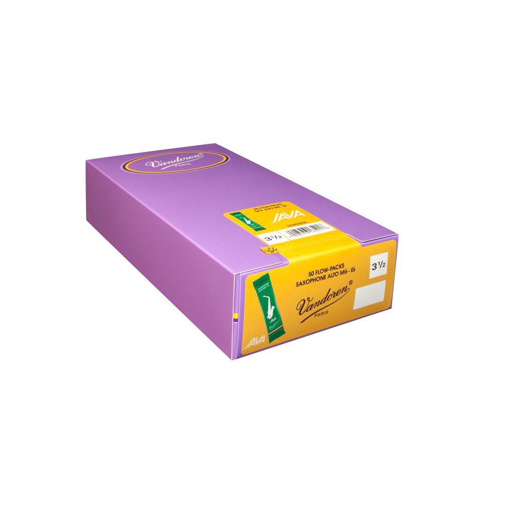 Vandoren Java Green Alto Saxophone Reeds — box of 50