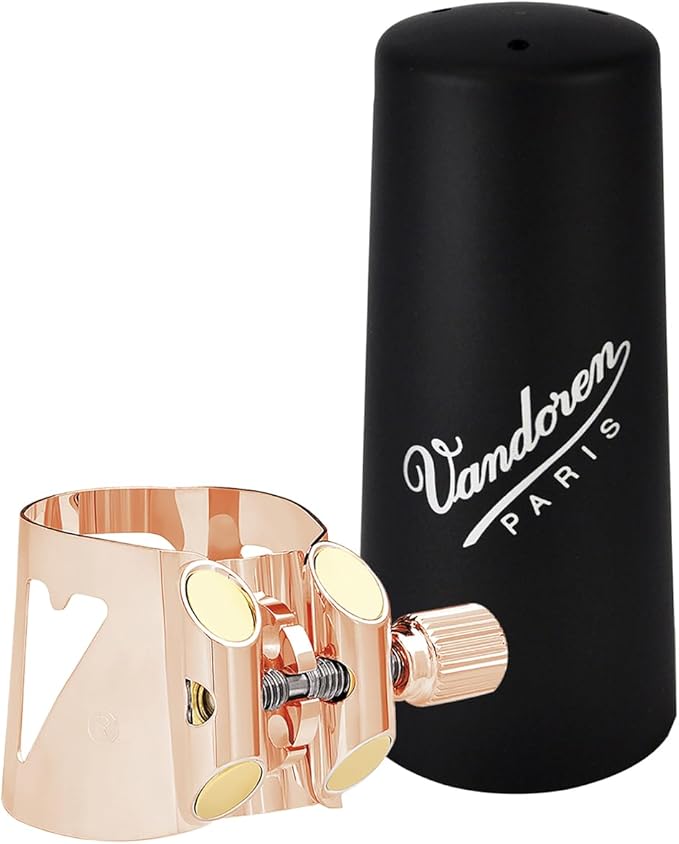 Vandoren Optimum Bb Clarinet Ligature - Silver Plated with Plastic Cap