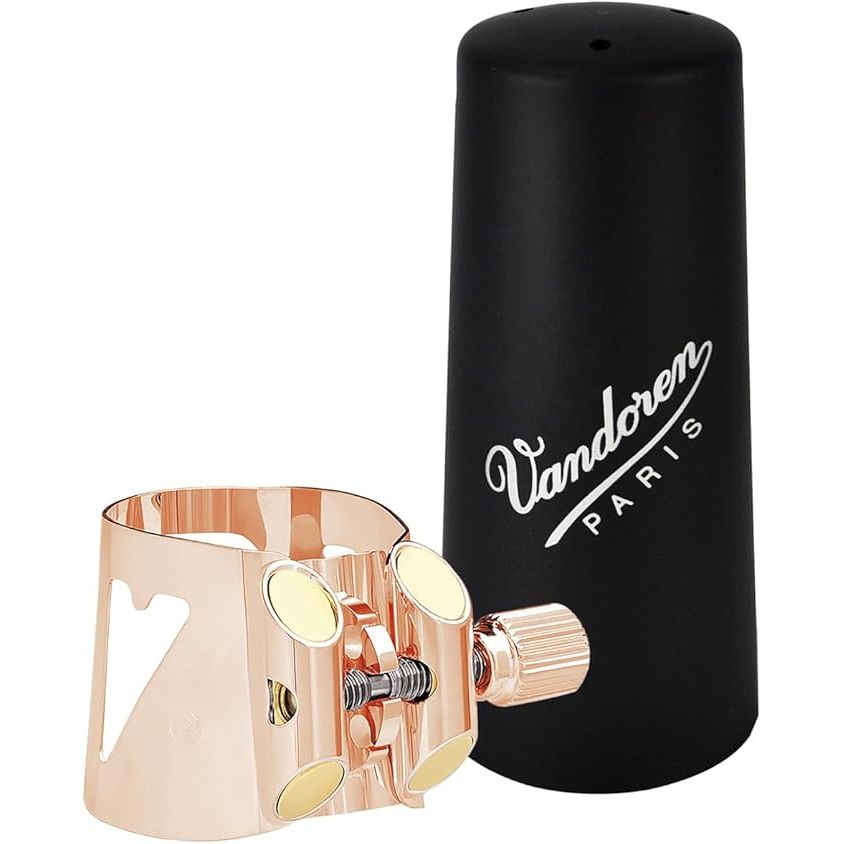 Vandoren Optimum Bb Clarinet Ligature - Silver Plated with Plastic Cap - Reeds For Less