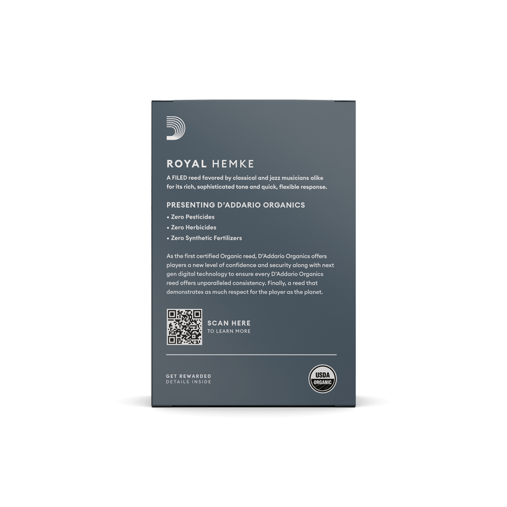 Royal Hemke Organic Alto Saxophone Reeds - 10-Pack