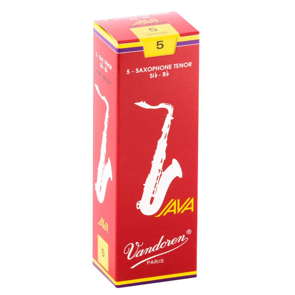 Vandoren Java Red Tenor Saxophone Reeds — strength 5