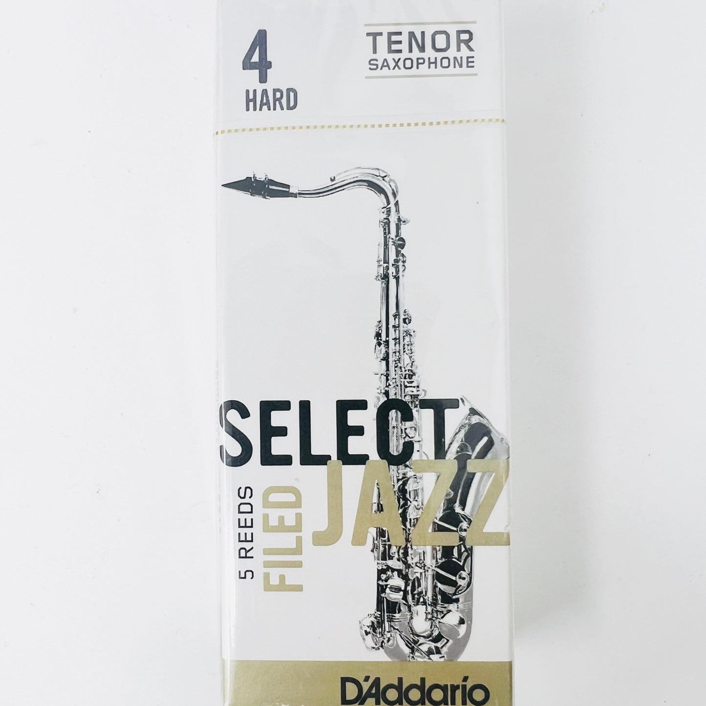 D'Addario Select Jazz Filed Reeds – Tenor Sax 5-Pack - Limited Stock, Discontinued Model - Reeds For Less