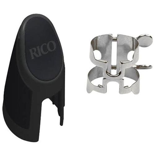 H-Ligature and Cap for Alto Saxophone, Silver-Plated - Reeds For Less