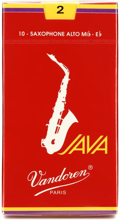 Vandoren, Java Red - Alto Saxophone Reeds