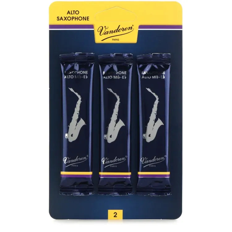 Vandoren Traditional Alto Saxophone Reeds