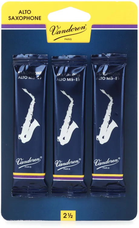 Vandoren Traditional Alto Saxophone Reeds