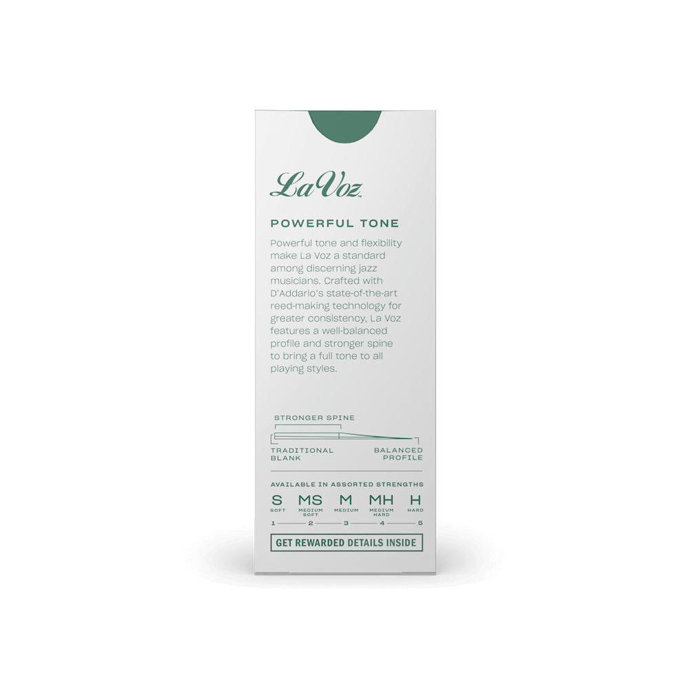 La Voz Baritone Saxophone Reeds - Bari Sax - Reeds For Less