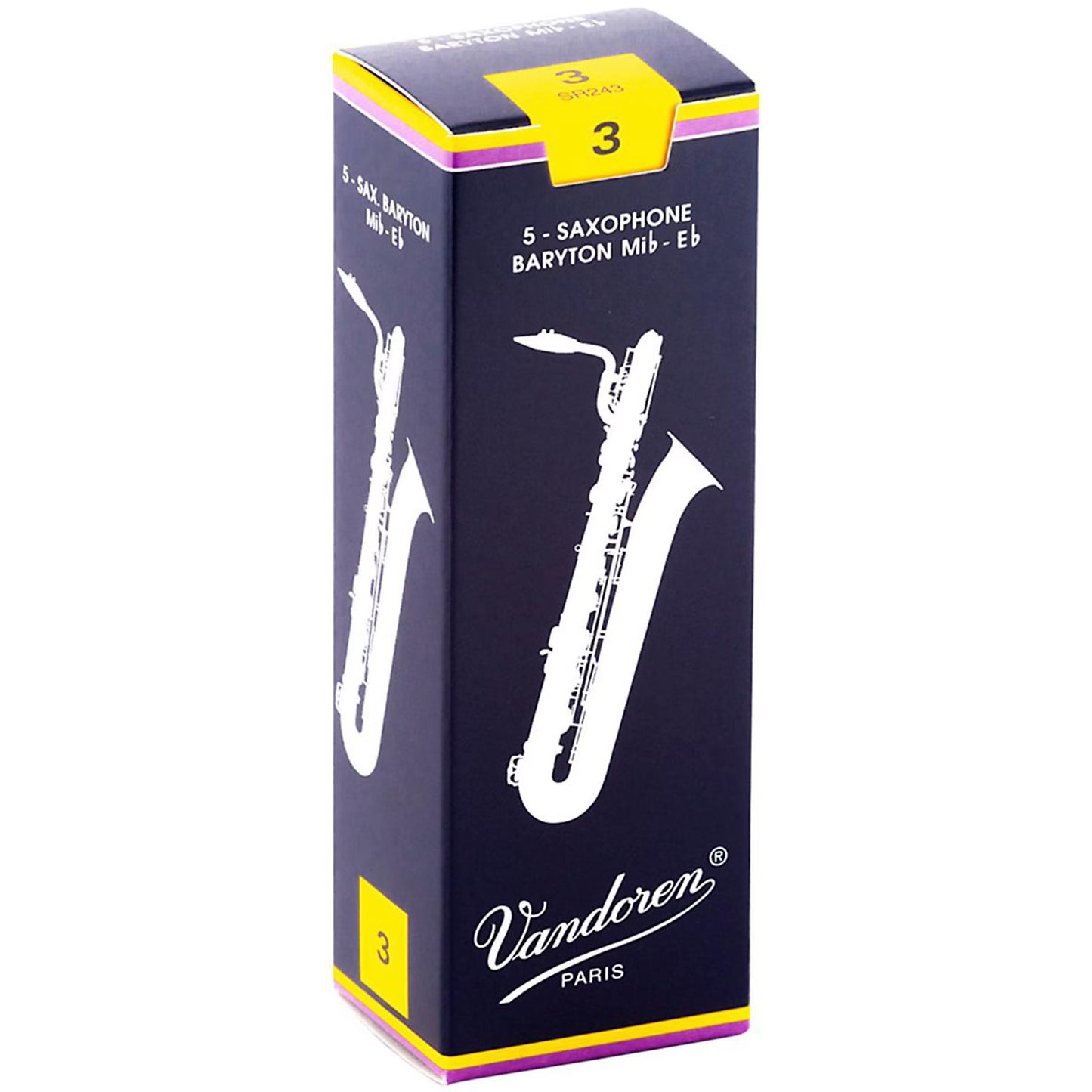 Vandoren Traditional Baritone Saxophone Reeds – Box of 5 - Bari Sax