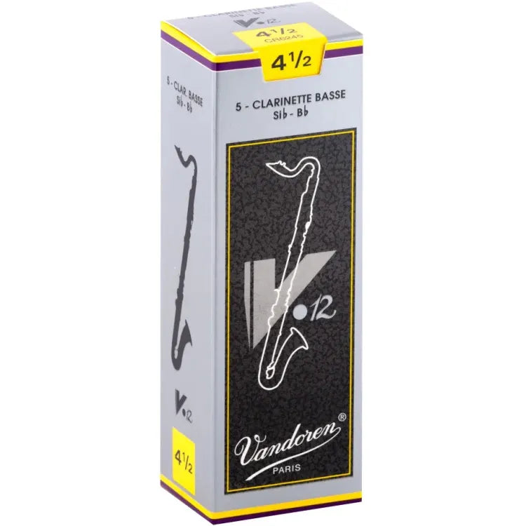 Vandoren V12 Bass Clarinet Reeds - Box of 5 - Reeds For Less