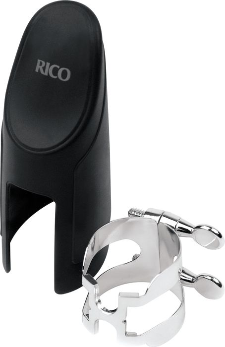 H-Ligature and Cap for Bass Clarinet, Silver-Plated - Reeds For Less