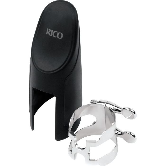 H-Ligature and Cap for Eb Clarinet - Silver - Reeds For Less