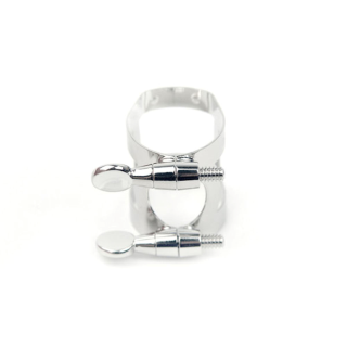 Rico Ligature , Eb Clarinet, Nickel-Plated - Reeds For Less
