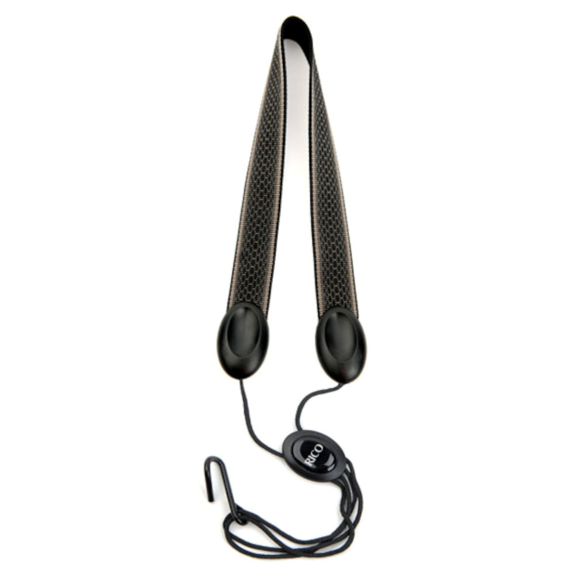 Rico Fabric Sax Strap (Patterns) with Metal Hook, Tenor/Baritone - Bari Sax - Reeds For Less