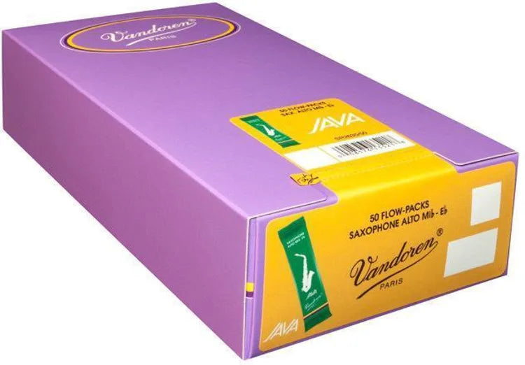 Vandoren Java Green Alto Saxophone Reeds - Box of 10 or 50