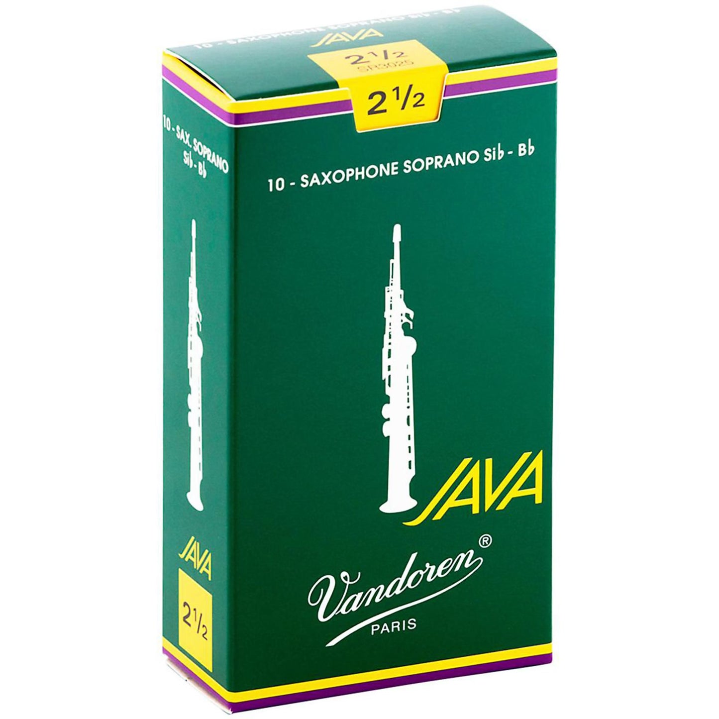 Vandoren Java Green Soprano Saxophone Reeds - Box of 10