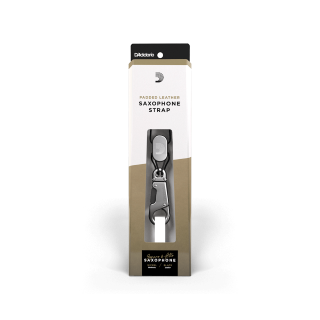 D'Addario Padded Leather Saxophone Strap - Reeds For Less