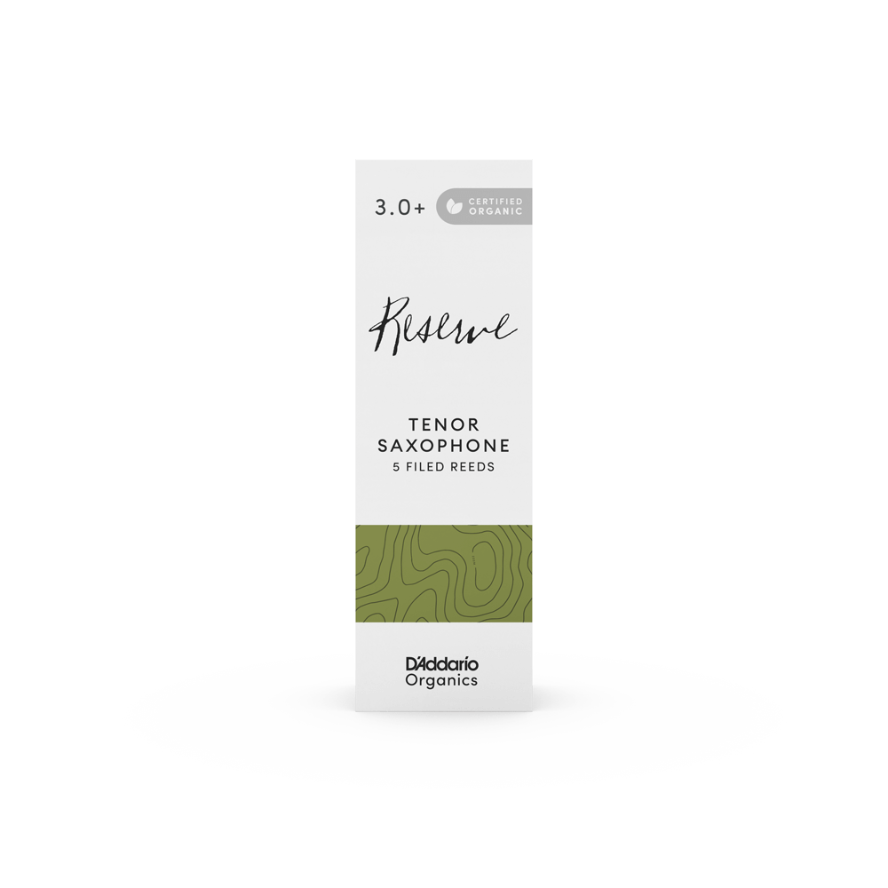D'Addario Organic Reserve, Tenor Saxophone Reeds - Box of 5 - Reeds For Less