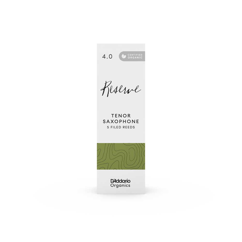 D'Addario Organic Reserve, Tenor Saxophone Reeds - Box of 5 - Reeds For Less
