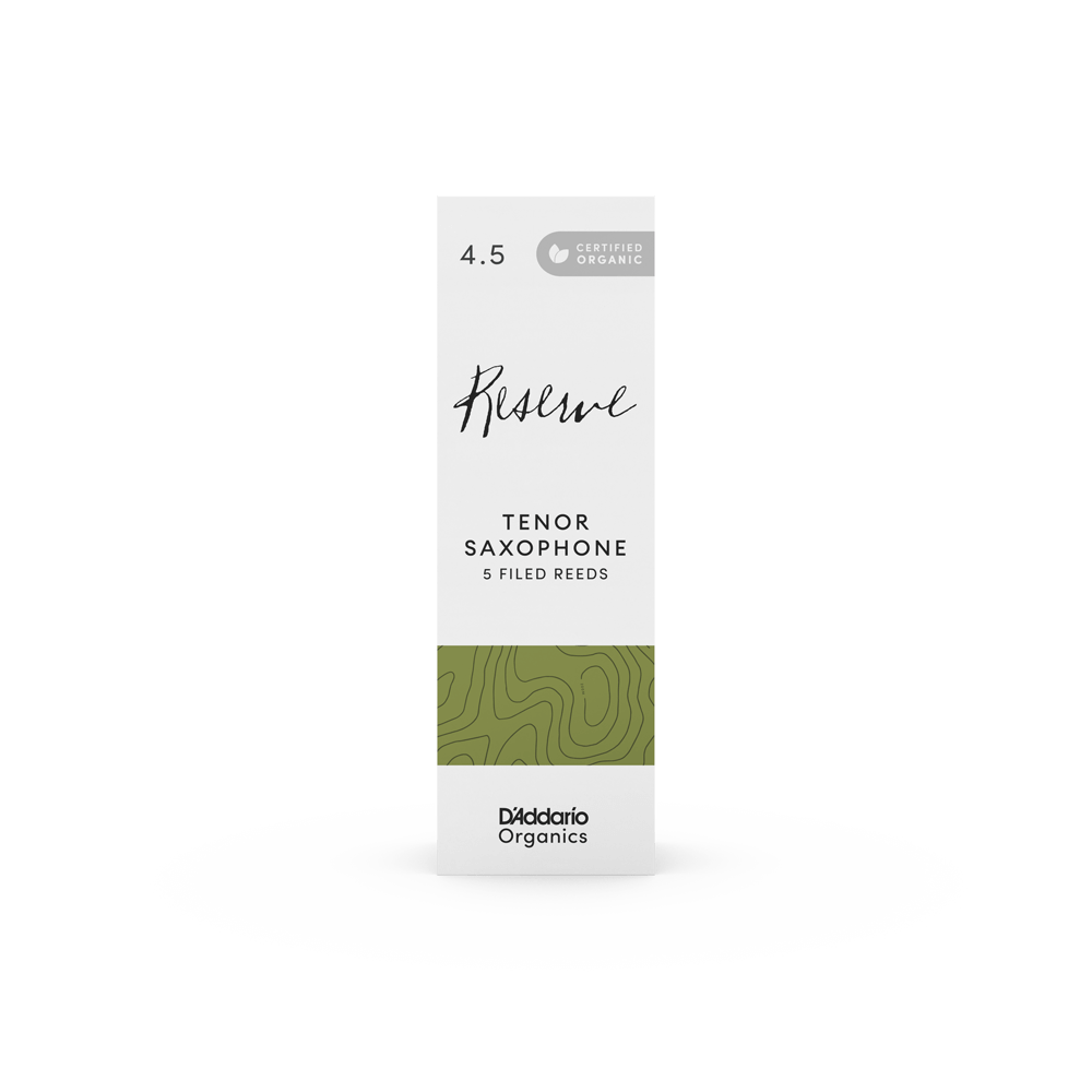 D'Addario Organic Reserve, Tenor Saxophone Reeds - Box of 5 - Reeds For Less