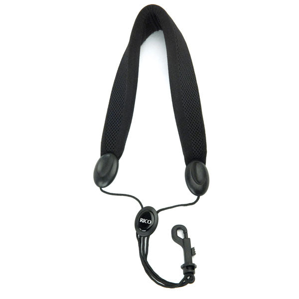 Rico Padded Sax Strap with Plastic Snap Hook, Soprano/Alto Saxophone - Reeds For Less