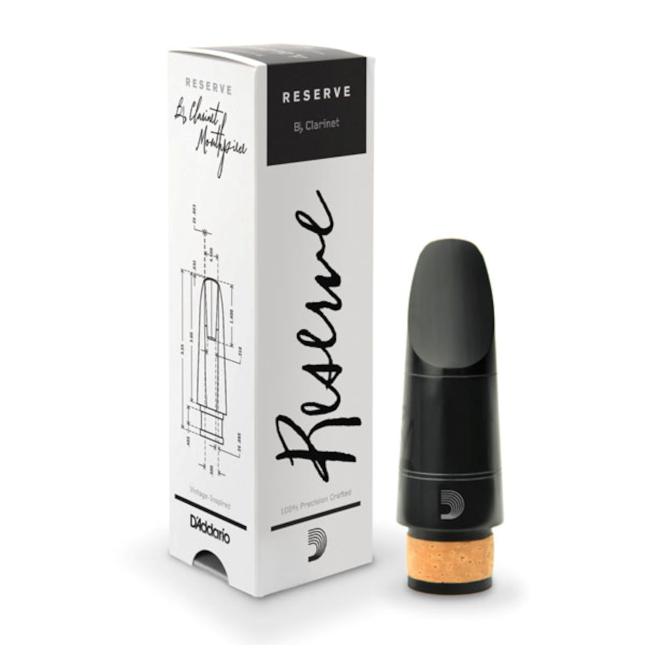 D'Addario Reserve Mouthpiece, Bb Clarinet