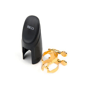 H-Ligature and Cap for Bb Clarinet - Gold - Reeds For Less