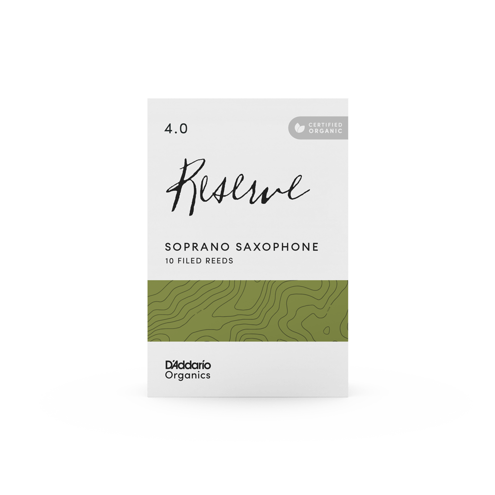 D'Addario Organic Reserve Soprano Saxophone Reeds - Box of 10 - Reeds For Less