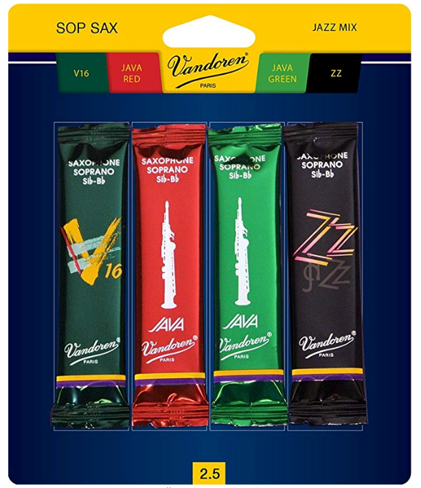 Vandoren Jazz Mix, Soprano Saxophone Reeds - Reeds For Less