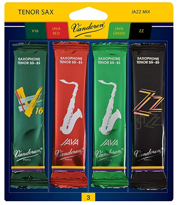 Vandoren Jazz Mix, Tenor Saxophone Reeds - Reeds For Less
