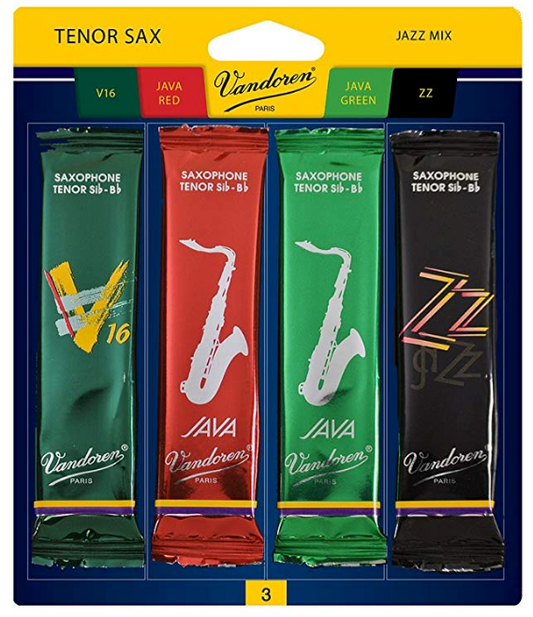 Vandoren Jazz Mix, Tenor Saxophone Reeds - Reeds For Less