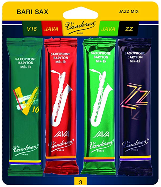 Vandoren Jazz Mix, Baritone Saxophone Reeds - Bari Sax - Reeds For Less
