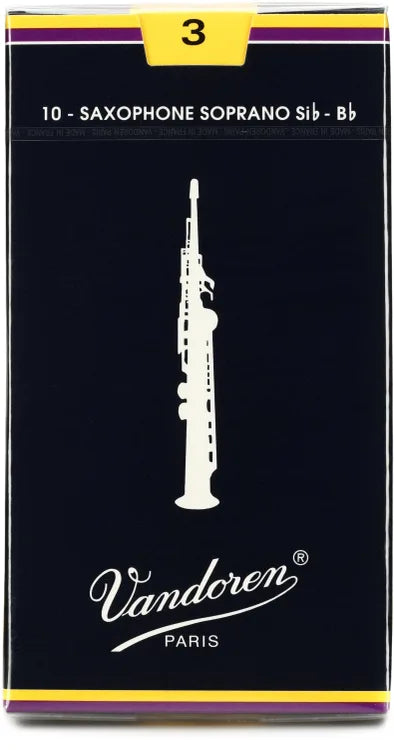 Vandoren Traditional Soprano Saxophone Reeds