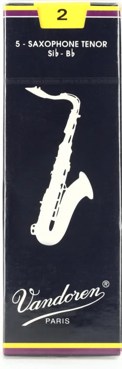 Vandoren Traditional Tenor Saxophone Reeds - 3-Pack or Box of 5 - Reeds For Less