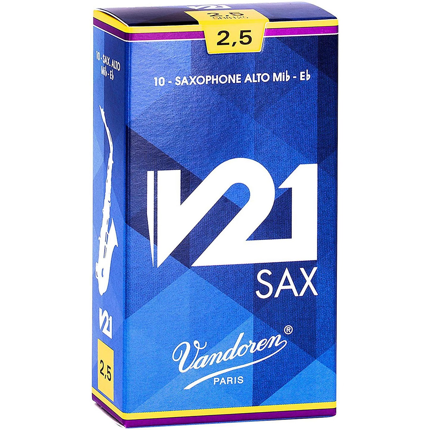 Vandoren V21 Alto Sax Reeds - Box of 10