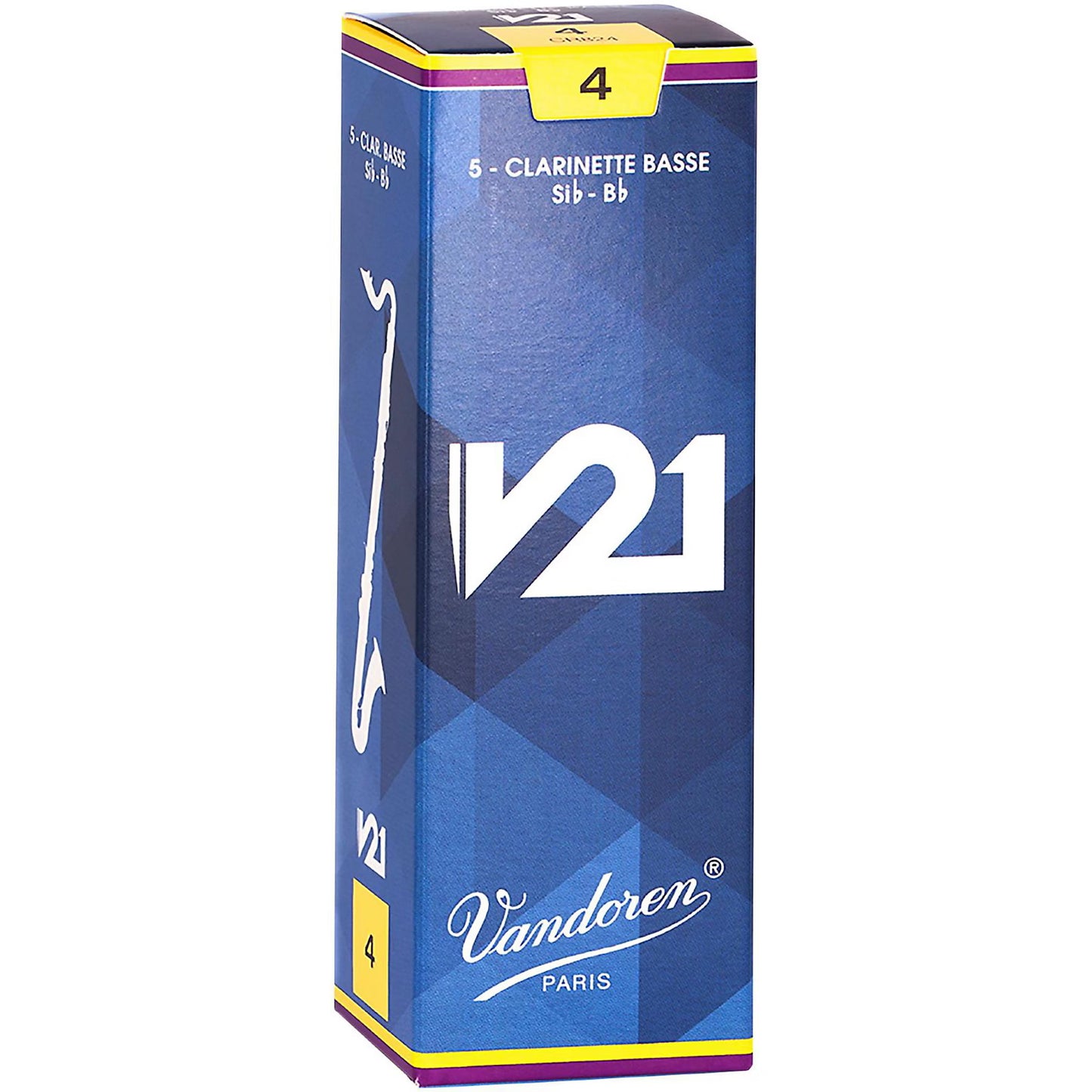 Vandoren V21 Bass Clarinet Reeds - Box of 5
