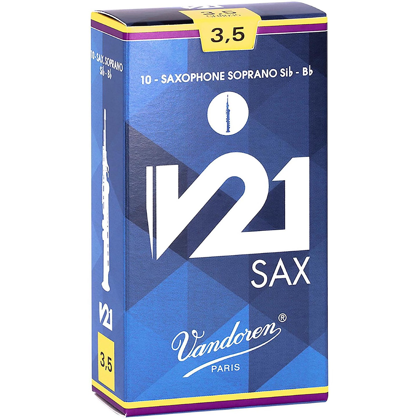 Vandoren V21 Soprano Sax Reeds - Box of 10
