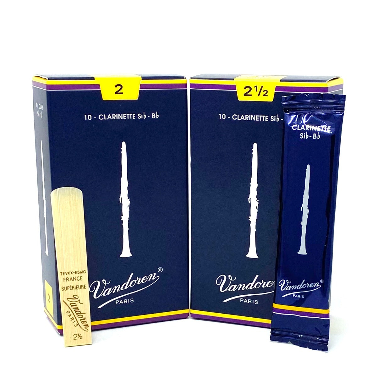 Vandoren Clarinet Reeds, Bb - Reeds For Less