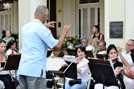 Band Director with Orchestra