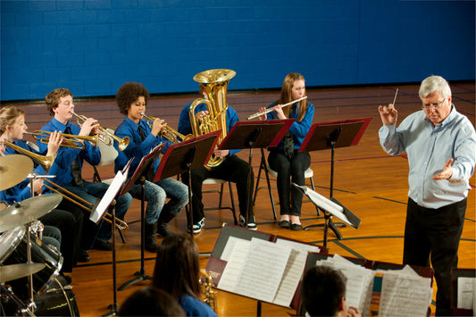 Band Director conducting orchestra