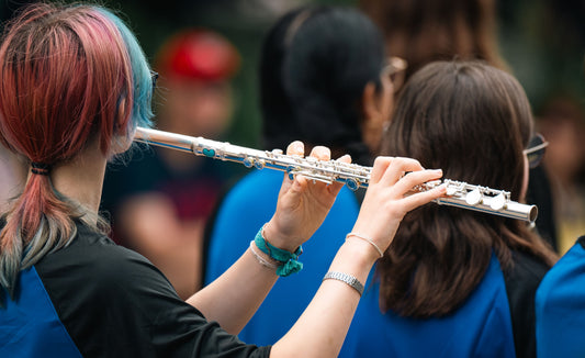 Flute Girl From Behind