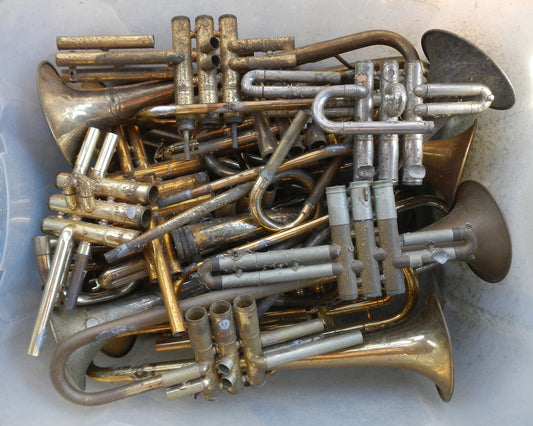 Broken Trumpet Pieces