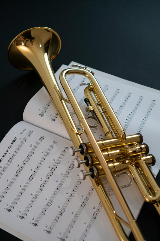 Trumpet with Music in background