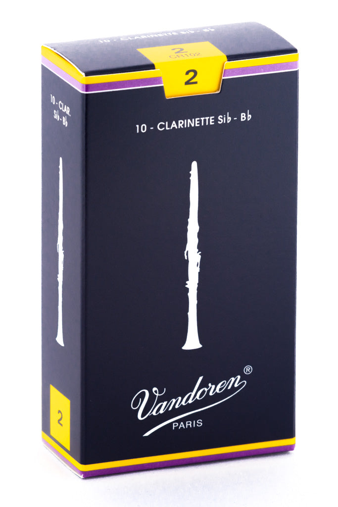 Vandoren Traditional Bb Clarinet Reeds — strength 2