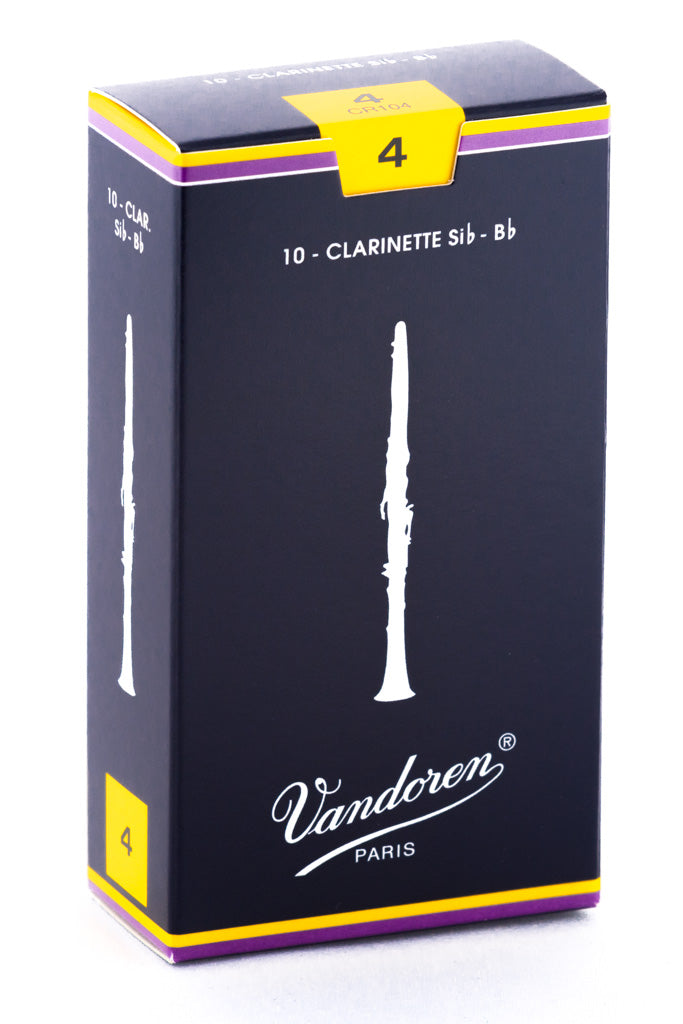 Vandoren Traditional Bb Clarinet Reeds — strength 4