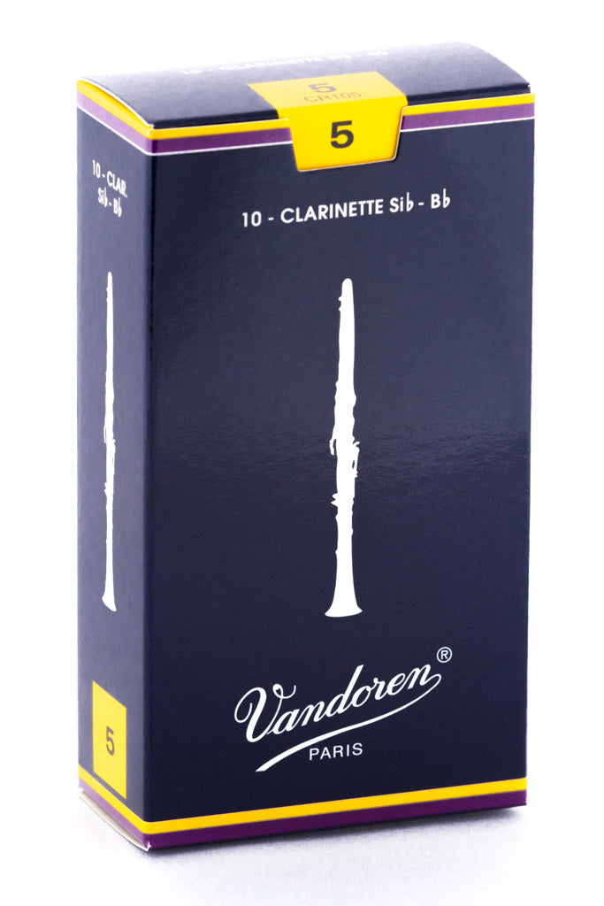 Vandoren Traditional Bb Clarinet Reeds — strength 5