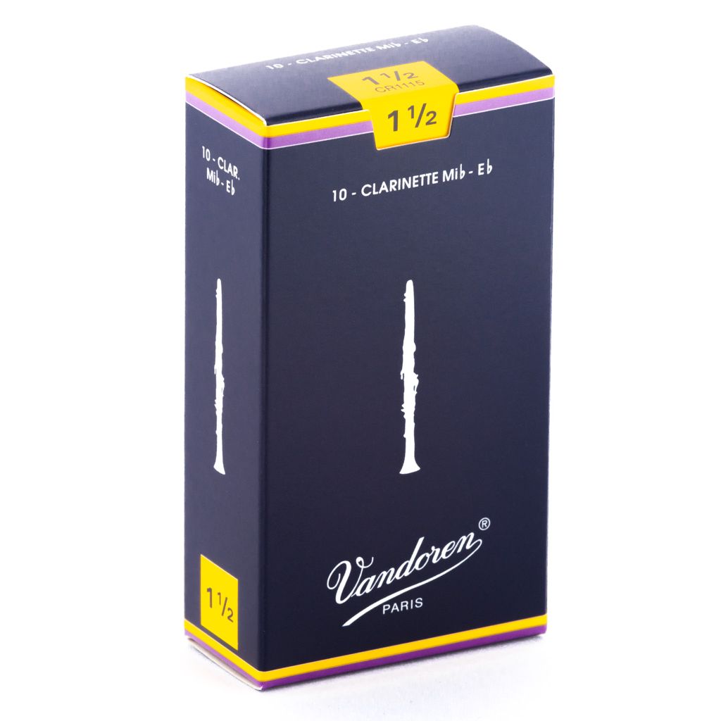 Vandoren Traditional Eb Clarinet Reeds — strength 1.5