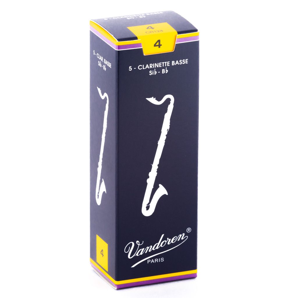Vandoren Traditional Bass Clarinet Reeds — strength 4