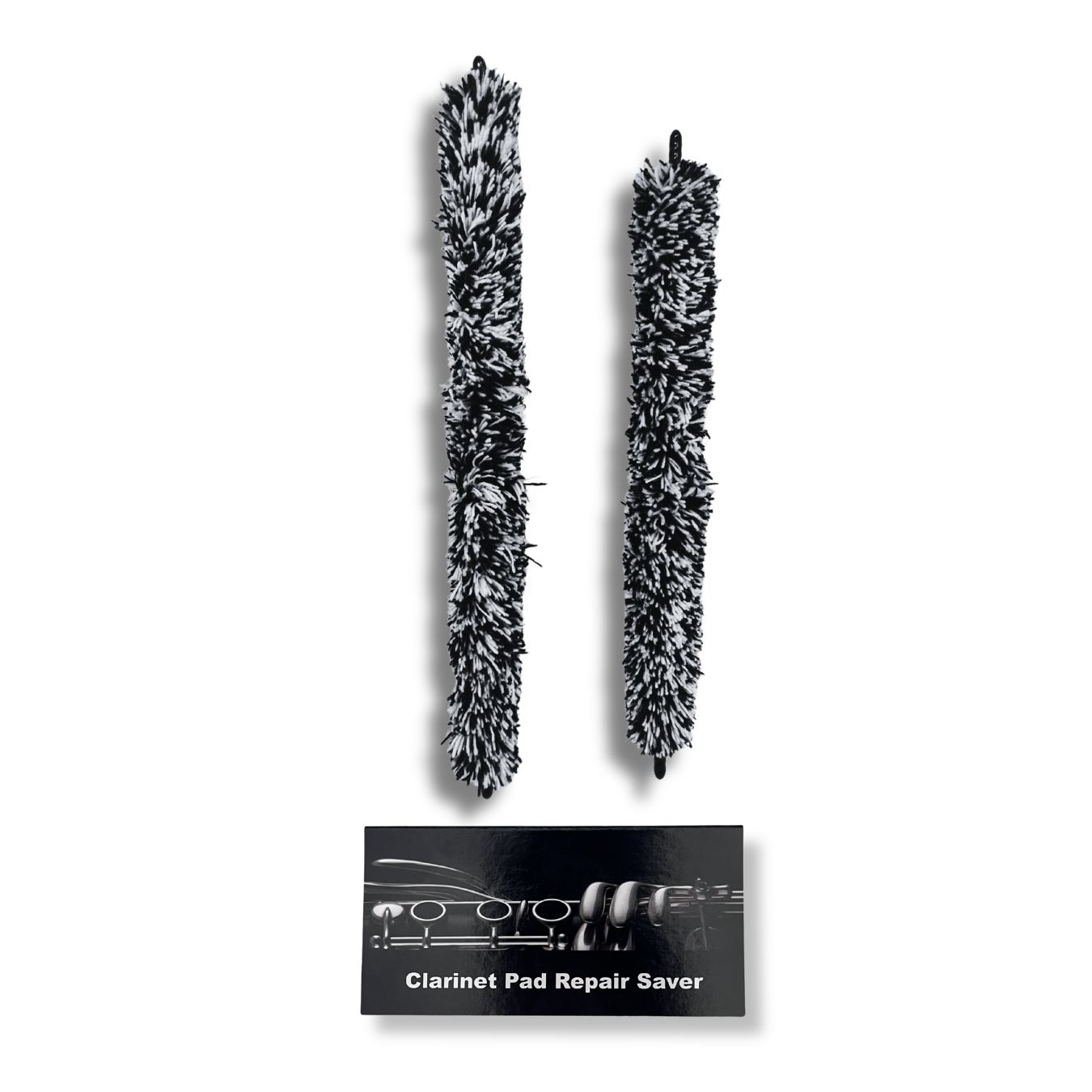 Clarinet pad saver with header card