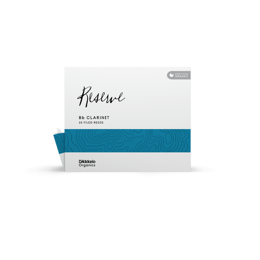 D'Addario Organic Reserve, Bb Clarinet Reeds – Box of 25 - Reeds For Less